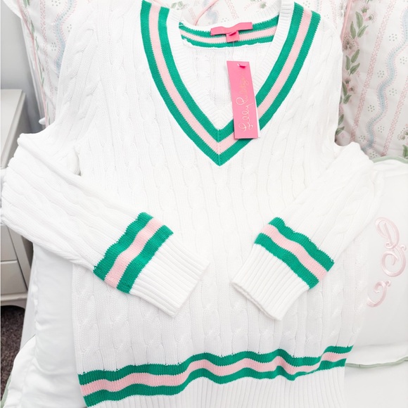 Lilly Pulitzer Brockton Cotton Sweater - Picture 4 of 4
